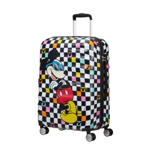 AT Dětský kufr Wavebreaker Disney Spinner 67/26 Mickey Check, 47 x 26 x 67 (85670/A080)