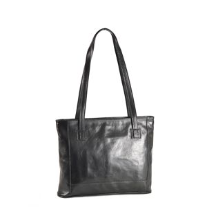 Dámská kožená kabelka A4 Černá, 39 x 8 x 30 (XT00-G5522-09TAM)