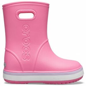 holínky Crocs Crocsband Rain Boot - Pink lemonade/Lavender Velikost boty (EU): 31, Vnitřní délka boty: 195, Vnitřní šířka boty: 76
