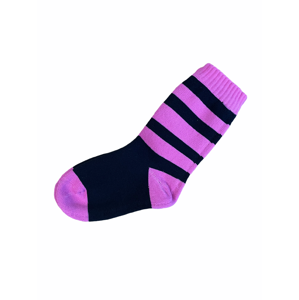 voděodolné ponožky DexShell Children Pink Stripes Velikost ponožek: 28-30 EU