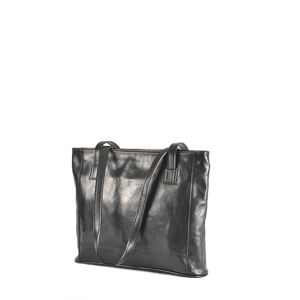 Velká kabelka A4 kožená černá, 39 x 8 x 30 (5522-09)