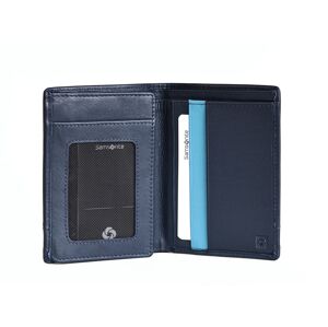 Samsonite pánská peněženka kožená OUTLINE na výšku bez drobných modrá, 9 x 1 x 12 (31D-31109)