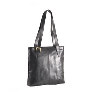 Dámská kožená kabelka A4 Černá, 34 x 8 x 35 (XT00-G5536-09TAM)