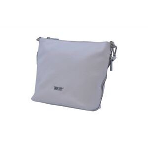 BRIGHT Dámská kožená kabelka Bílá, 22 x 14 x 20 (BR23-ST4101-15DOL)
