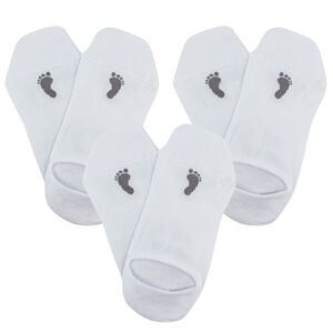 Ponožky Voxx Barefoot sneaker bílá, 3 páry Velikost ponožek: 35-38 EU