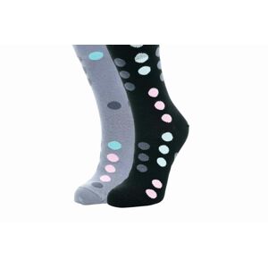 Ponožky Little Shoes Dots, 2 páry Velikost ponožek: 39-42 EU