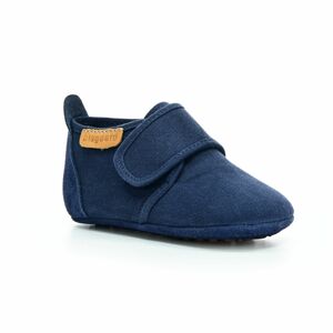 Bisgaard Baby Cotton Dark Blue barefoot boty Velikost boty (EU): 22, Vnitřní délka boty: 136, Vnitřní šířka boty: 63