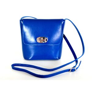 BRIGHT Dámská kožená kabelka Modrá, 20 x 8 x 19 (XIT00-L195-01TAM)