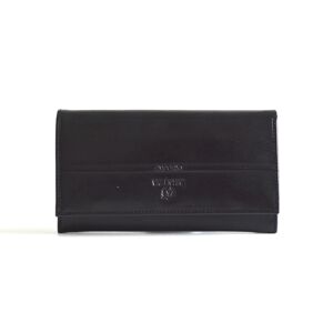 Valentini Dámská peněženka velká klasická (psaníčko) kožená černá, 19 x 2 x 11 (SV00-563329-09KUZ)