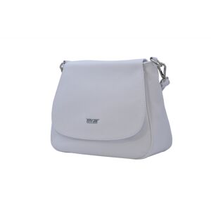 BRIGHT Dámská kabelka s klopnou Bílá, 30 x 12 x 23 (BR21-AEZ4067-15DOL)