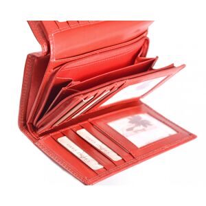 Dámská kožená peněženka na výšku červená, 9 x 28 x 16 (SB00-V947-00KUZ)