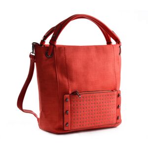 BRIGHT Dámská kabelka A4 Červená, 30 x 12 x 31 (BR18-WJF329.1-00SYN)