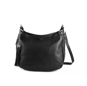 Dámská kožená kabelka přes rameno černá, 30 x 11 x 26 (IT00-15.5020-09DOL)