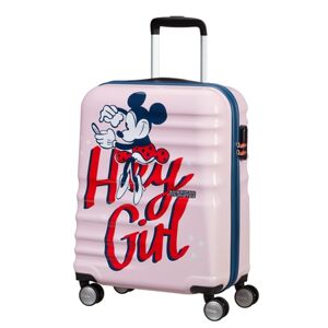 AT Dětský kufr Wavebreaker Disney Spinner 55/20 Cabin Minnie Darling Pink, 40 x 20 x 55 (85667/8694)