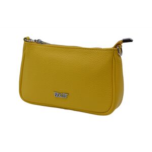 BRIGHT Dámská kožená kabelka Žlutá, 21 x 6 x 13 (BR23-ASB4099-06DOL)
