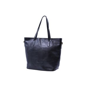 Dámská kožená kabelka Černá, 43 x 14 x 32 (XT00-CR6576-09TAM)