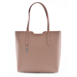 BRIGHT Elegantní kabelka kožená přes rameno A4 růžová, 32 x 14 x 33 (BR18-ANJ8043-20CAL)