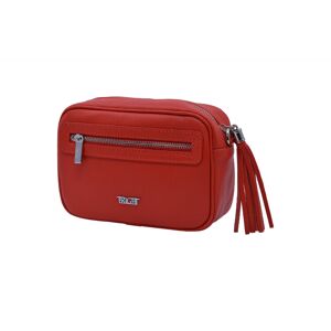 BRIGHT Dámská kožená kabelka Červená, 9 x 22 x 15 (BR23-NN4123-00DOL)