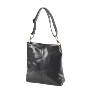 Dámská kožená kabelka Černá, 33 x 12 x 32 (XT00-G5553-09TAM)